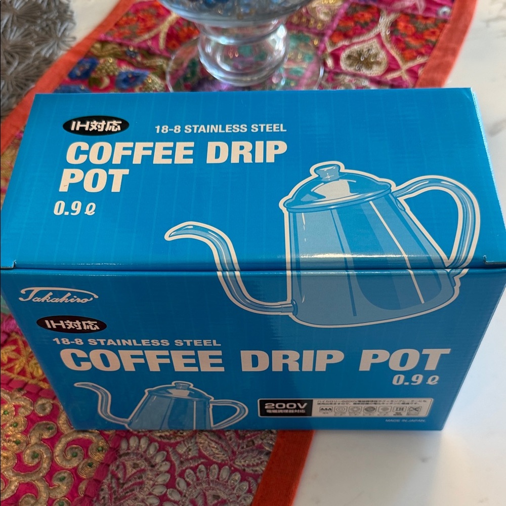 Stainless Steel Coffee Drip Pot